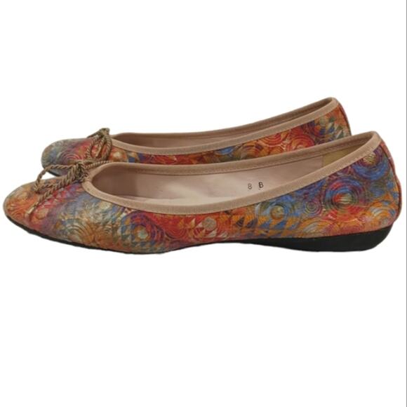 Paul Mayer Attitudes Ballet Flats GUC $245 size 8B S2527 - Picture 7 of 10